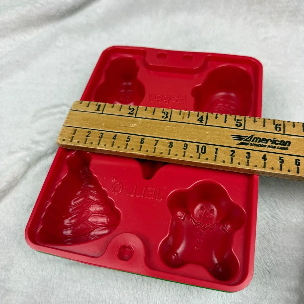 Vintage Jell-O Gelatin Molds Set of 6 Halloween Holiday Christmas Plastic Trays